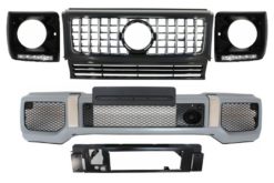 Støtfanger foran egnet for Mercedes G-Klasse W463 (1989-2012) G65 Design with Grille G63 GT-R Panamericana Design