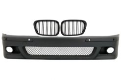 Foran støtfanger Sentralgitter Dobbelstripet Piano Svart egnet for BMW 5 Series E39 (1995-2003) M5 Look