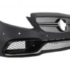 Frontstøtfanger og diffusor med lyddemperspiss Svart egnet for Mercedes C-klasse W205 S205 (2014-2018) C63 Design | Frontstøtfanger og diffusor med lyddemperspiss Svart egnet for Mercedes C-klasse W205 S205 (2014-2018) C63 Design |