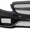 Frontstøtfanger og diffusor med lyddemperspiss Svart egnet for Mercedes C-klasse W205 S205 (2014-2018) C63 Design | Frontstøtfanger og diffusor med lyddemperspiss Svart egnet for Mercedes C-klasse W205 S205 (2014-2018) C63 Design |