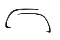Alternative view of Frontstøtfangerklaffer Sidefinner Flics egnet for Mercedes CLA W117 C117 X117 (2016-2018) med Sport Bumper Piano Black Edition