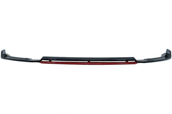 Front Bumper Lip Extension Spoiler egnet for VW Polo AW MK6 (2018-up) Glossy Black & Red |