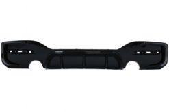 Alternative view of Front Bumper Lip Spoiler egnet for BMW 1 Series F20 F21 LCI (2015-2019) med bakre Bumper Spoiler Valance Diffuser og sideskjørt Extensions Hatchback M Sport Piano Black