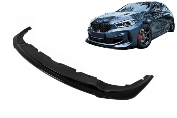 Front Bumper Lip Spoiler egnet for BMW 1 Series F40 M Sport (2019-Up) Piano Black |