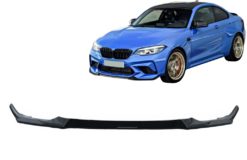 Front Bumper Lip Spoiler egnet for BMW 2 Series F87 M2 (2016-2020) Piano Black