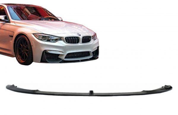 Front Bumper Lip Spoiler egnet for BMW F80 M3 Sedan F82 M4 Coupe F83 M4 Cabrio (2014-2019) Piano Black |