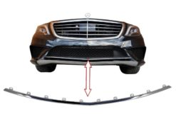 Alternative view of Frontfanger Midtspoilerleppe egnet for Mercedes W222 S-Klasse (2013-2017) S65 Design