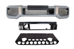 Frontstøtfanger glideplate Off Road Matt Svart egnet for Mercedes W463 G-Klasse (1989-2017) G65 Design