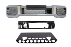 Frontstøtfanger glideplate Off Road skinnende svart egnet for Mercedes Benz W463 G-klasse (1989-2017)