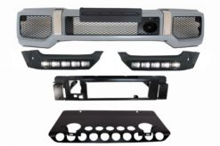 Frontstøtfanger glideplate Off Road Spoiler LED DRL-forlengelse egnet for MERCEDES G-Klasse W463 (1989-2016)