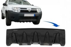 Frontstøtfanger glideplatebeskyttelse egnet for DACIA Duster 4x4 / 4x2 (2010-2017) Piano Black