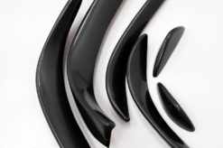 Alternative view of Forre støtfanger Splittere Finner Klaffer Aero egnet for Mercedes C-Klasse W205 S205 C205 A205 (2015-2018) C43 Design Piano Svart