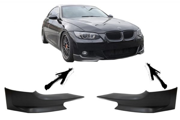 Front Bumper Splitters Spoiler passende for BMW 3 Series E92 (2006-2010) M-Tech Design |