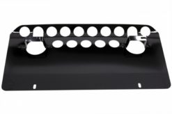 Alternative view of Front støtfanger Spoiler LED DRL Forlengelse Skid Plate Off Road Pakke Under Run Protection egnet for MERCEDES G-klasse W463 (89-17) Shiny Black Edition