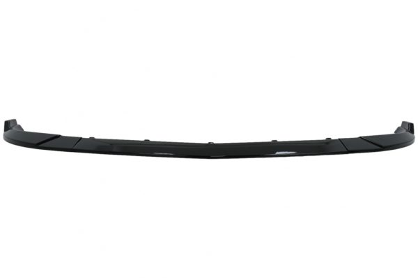 Front Bumper Spoiler Lip Extension egnet for Mercedes C-Class W204 S204 C204 Sport Line (2011-2014) Piano Black |