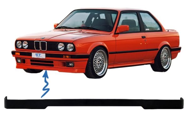 Frontstøtfanger Spoilerleppe egnet for BMW 3-serie E30 Limousine / Cabrio / Touring (1982-1994) |