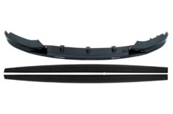 Frontstøtfanger Spoilerleppe egnet for BMW 4-serie F32 F33 F36 Coupe Cabrio Grand Coupe (2013-03.2019) med sideskjørt Add-on Lip Extensions M-Performance Black