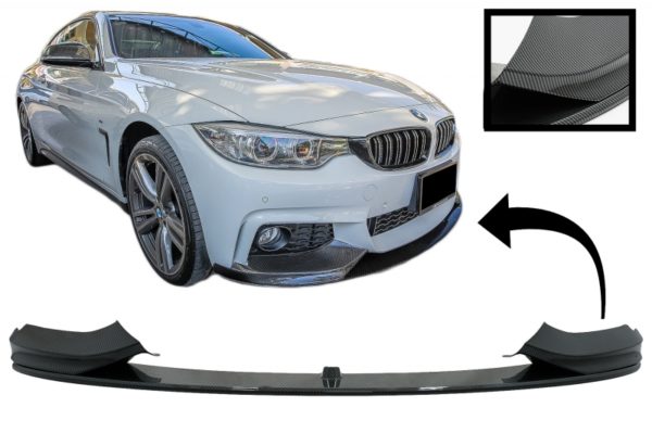 Frontstøtfanger Spoilerleppe egnet for BMW 4-serie F32 Coupe F33 Cabrio F36 Grand Coupe (2013-03.2019) M-Performance Design Carbon Film Coating |