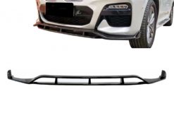 Front Bumper Spoiler Lip egnet for BMW X4 G02 X4M M Sport (2018-Up) Piano Black