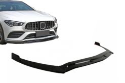 Frontstøtfanger Spoilerleppe egnet for Mercedes CLA X118 C118 Sport Line CLA35 (2019-2023) Piano Black