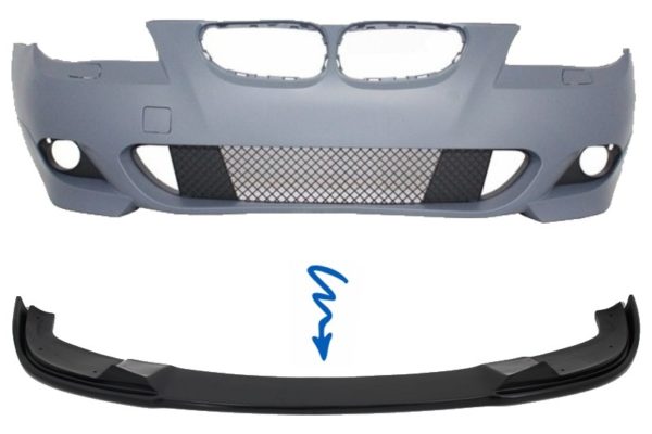 Spoiler til frontfanger for BMW 5 Series E60/E61 M-Technik (2004-2011) HM Style |