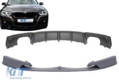 Front støtfangerspoiler med bakre diffuser som passer for BMW 3-serie F30 F31 (2011-up) Limo Touring M Performance Package