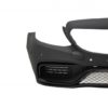 Støtfanger foran egnet for Mercedes C-Klasse C205 A205 Coupe Cabriolet (2014-2019) Frontgitter GT-R Panamericana med bagasjeromsspoiler og bakre støtfanger Valance Diffuser C63S Design Sølvspisser |
