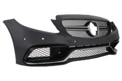 Alternative view of Støtfanger foran passer for Mercedes C-Klasse W205 S205 C205 A205 (2014-2018) Limousine T-Model Coupe Cabriolet C63 Design