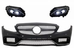Frontfanger - Mercedes C-Klasse W205 S205 (2014-2018) Limousine T-modell med LED frontlykter Konverteringsoppgradering - Halogen LHD