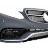 Støtfanger foran egnet for Mercedes E-Klasse W212 S212 Facelift (2013-2016) E63 Design med frontlykter LED Xenon Design |