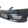 Støtfanger foran passer for Mercedes S-Klasse W221 (2005-2012) S63 S65 Design med frontgitter Facelift Piano Black |