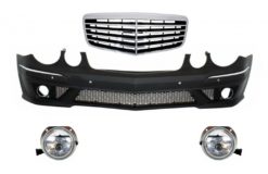 Støtfanger foran egnet for Mercedes W211 E-Klasse (2002-2009) Montering med ansiktsløftning frontgitter