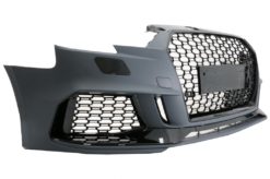 Alternative view of Støtfanger foran passer for Audi A3 8V Facelift (2016-2019) Sedan Cabrio RS3 Design Brilliant Black