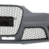 Støtfanger foran egnet for Audi A4 B8 Facelift (2012-2015) med bakre støtfanger Valance luftdiffuser og eksospottespisser Halerør RS4 Design |