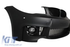 Alternative view of Støtfanger foran egnet for BMW 1-serie E81 E82 E87 E88 (2004-2011) 1M Design med tåkelys
