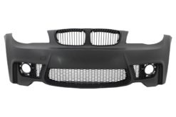 Støtfanger foran passer for BMW 1'er E81/E82 E87/E88 (2004-2011) 1M Design uten tåkelys