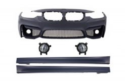 Støtfanger foran egnet for BMW 3-serie F30 F31 (2011-2019) med tåkelys og sideskjørt M3 Design