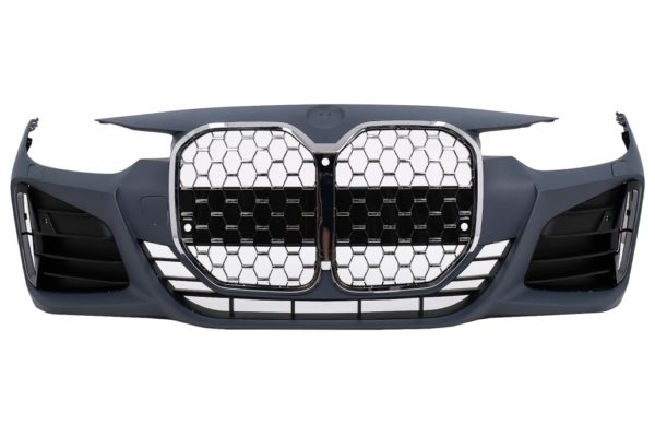 Støtfanger foran egnet for BMW 3-serie F30 F31 Non LCI & LCI (2011-2018) Konvertering til G80 M3 Design Chrome Grille |