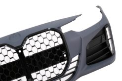 Alternative view of Støtfanger foran egnet for BMW 3 Series F30 F31 Non LCI & LCI (2011-2018) Konvertering til G80 M3 Design Black Grille