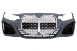 Støtfanger foran passer for BMW 4-serie F32 F33 F36 (2013-2017) Coupe Cabriolet Gran Coupe M4 Design Chrome Grille