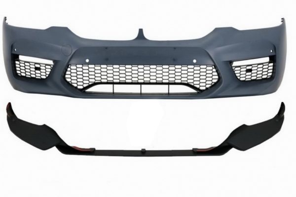 Støtfanger foran egnet for BMW 5-serie G30 G31 Limousine Touring (2017-2019) med Spoiler M5 Design |