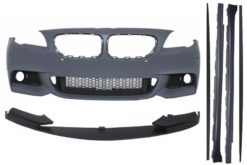 Støtfanger foran egnet for BMW F10 F11 5-serien (2011-2017) med forlengelsesleppe og sideskjørt M-Performance Design