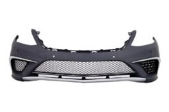 Alternative view of Støtfanger foran egnet for Mercedes S-klasse W222 (2013-06.2017) S63 Design med sentralgitter krom