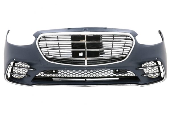 Støtfanger foran egnet for Mercedes S-Klasse W223 Limousine (2020-up) Sport Line Design