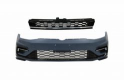 Frontstøtfanger med sentralt merkeløs gitter krom egnet for VW Golf 7.5 (2017-2020) R Line Design
