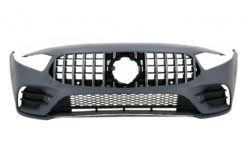 Støtfanger foran med sentralgitter passer for Mercedes A-Klasse W177 Hatchback / V177 Sedan (2018-Up) GT-R Panamericana Design
