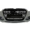 Støtfanger foran med sentralgitter passer for Audi A6 C7 4G (2011-2015) RS6 Design |