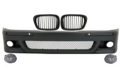 Støtfanger foran med sentrale gitter svart og tåkelys egnet for BMW E39 5-serie 1995-2003 M5 Design