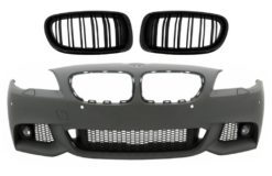Støtfanger foran med sentrale gitter Nyre egnet for BMW 5-serie F10 F11 Non LCI (07.2010-2013) Sedan Touring M-Technik Design