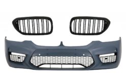 Støtfanger med midtree nyregitter dobbel stripe - BMW 5-serie G30 G31 (2017-opp) M5 Sport Design
